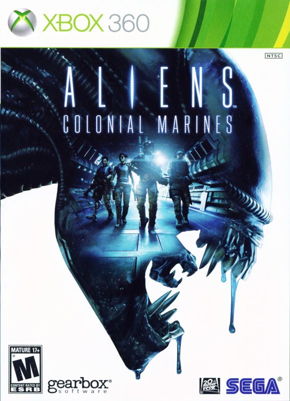 Aliens: Colonial Marines box art for Xbox 360